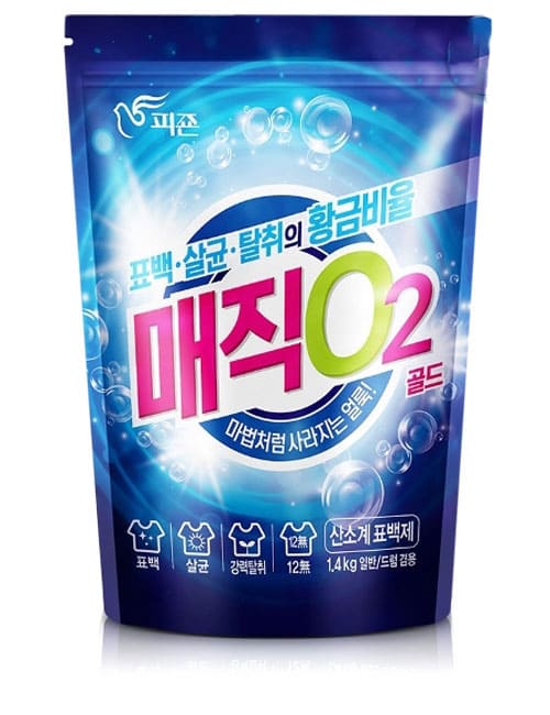 Пятновыводитель Pigeon Magic O2 Gold Decoloration 1.4л мягкая упаковка