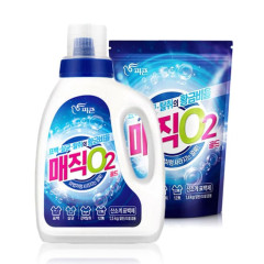 Пятновыводитель Pigeon Magic O2 Gold Decoloration 1.5л + 1.4л