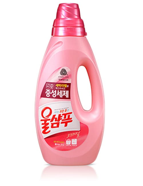 Рідкий порошок Aekyung Wool Shampoo для дбайливого та делікатного прання Нейтральний Аромат