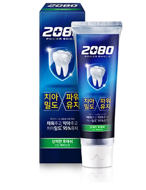 Зубная паста 2080 Power Shield Green Peppermint Toothpaste 120г