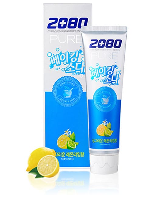 Зубная паста 2080 Pure Baking Soda Lemon Lime Toothpaste 120г