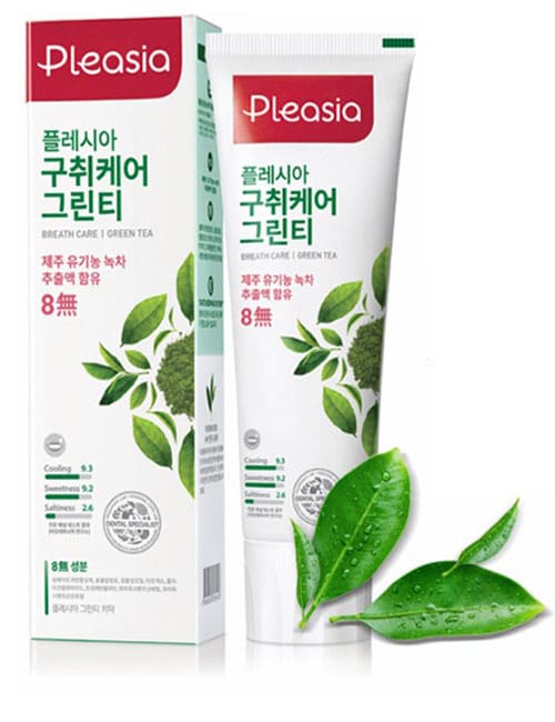 Зубная паста Pleasia Green Tea Toothpaste 100г