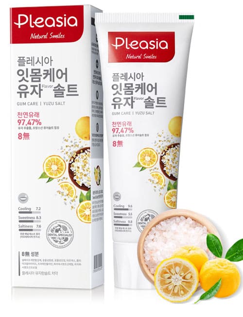 Зубная паста Pleasia Yuzu Salt Toothpaste 100г