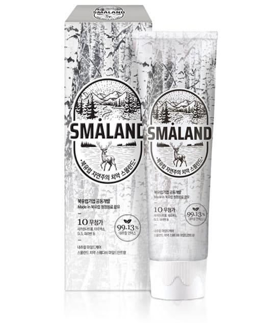 Зубная паста Smaland Swedish Mild Mint Toothpaste 100г