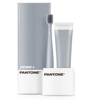 Зубна щітка з мікро щетиною та пастою 2080 PANTONE Сіра
