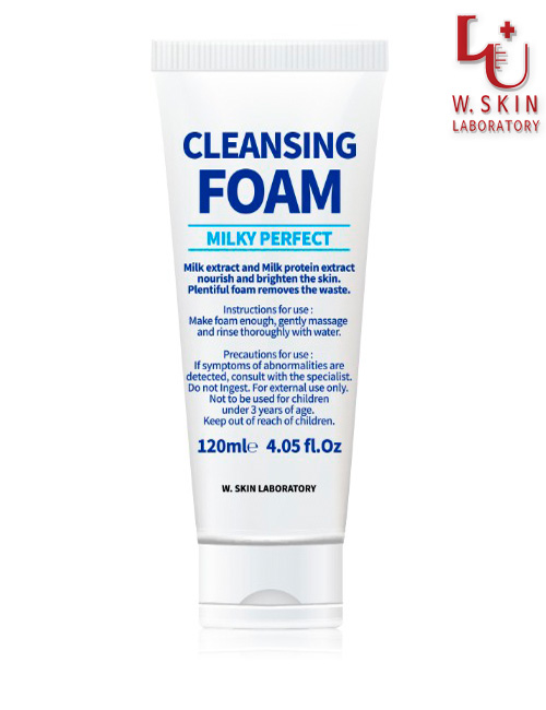 Молочная очищающая пенка для лица W.Skin Milky Perfect Cleansing