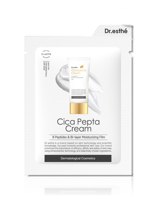 Крем для лица с пептидами Dr.esthe Cica Pepta Cream Sample Pouch