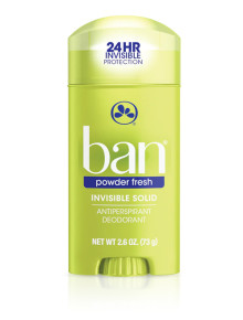 Дезодорант антиперспирант Ban Invisible Solid Powder Fresh