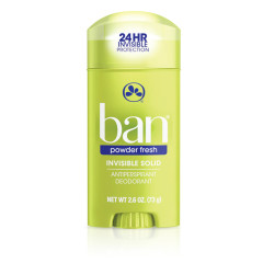 Дезодорант антиперспирант Ban Invisible Solid Powder Fresh