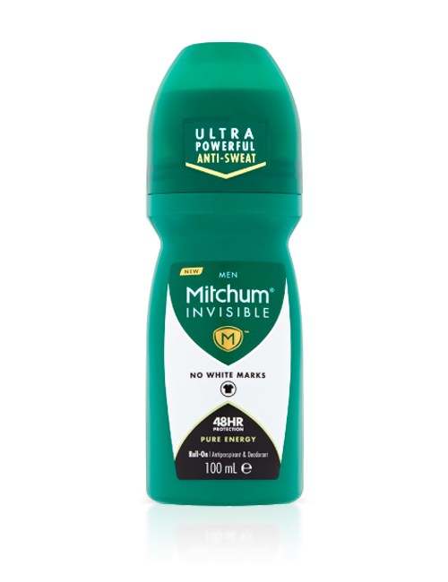 Дезодорант антиперспирант мужской Mitchum Invisible Protection Pure Energy