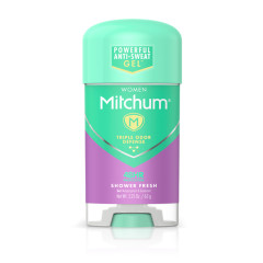 Дезодорант антиперспирант женский Mitchum Triple Odor Defense Gel Shower Fresh 63г