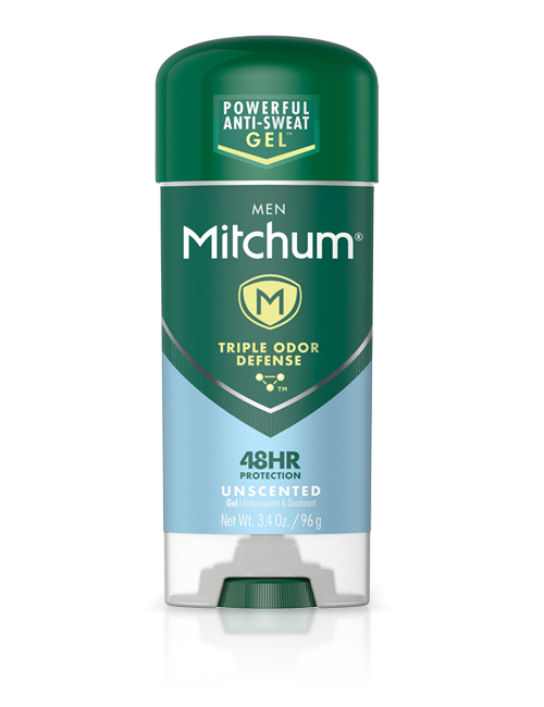 Дезодорант антиперспирант мужской Mitchum Triple Odor Defense Gel Unscented