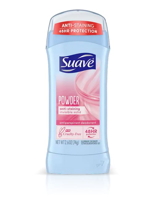 Дезодоранты и антиперспиранты Suave Пудра