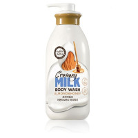 Крем гель для душу Happy Bath Creamy Milk Almond & Honey Body Wash 730мл