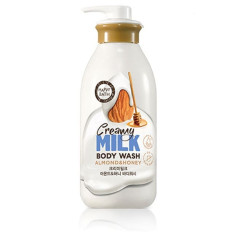 Крем гель для душа Happy Bath Creamy Milk Almond & Honey Body Wash 730мл