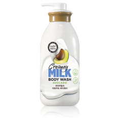 Крем гель для душа Happy Bath Creamy Milk Avocado Body Wash 730мл