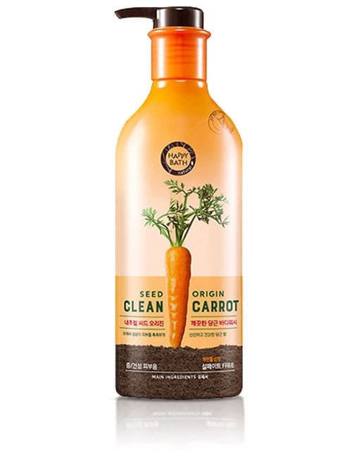 Гель для душа Happy Bath Natural Seed Origin Clean Carrot Body Wash 800г