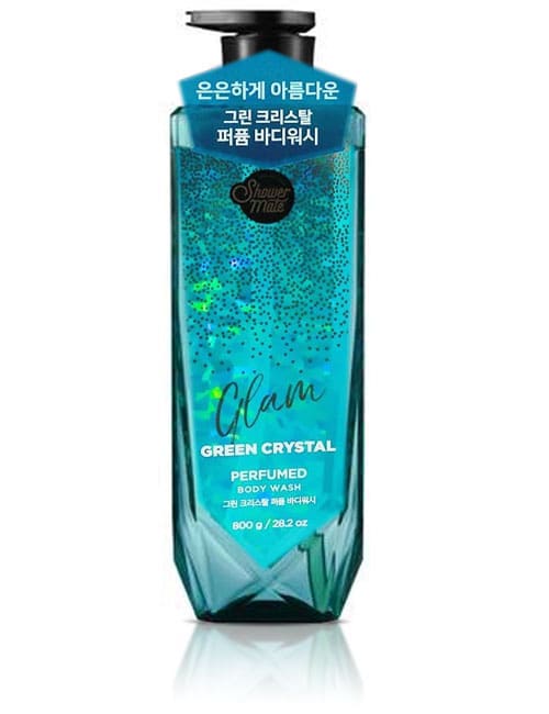 Гель для душа Shower Mate Glam Perfumed Green Crystal Body Wash 800г