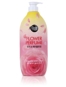 Гель для душа Shower Mate Flower Perfume Pink Rose & Cherry Blossom Body Wash 900г