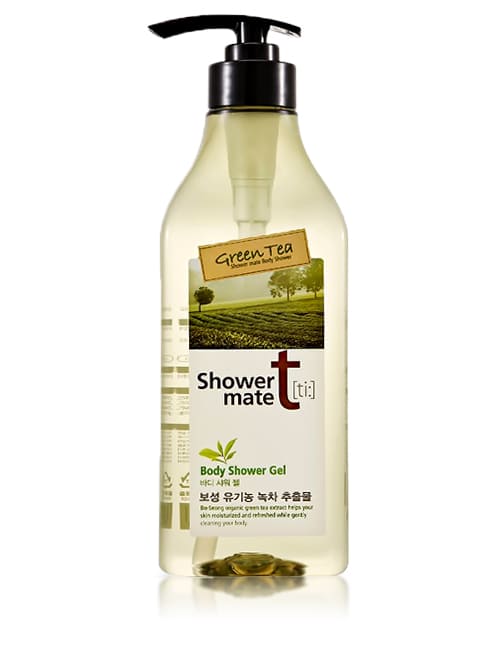 Витаминный гель Shower Mate Plus Зелёный Чай увлажняет и улучшает тонус кожи