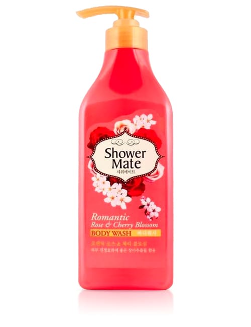 Романтический гель Shower Mate Роза и Цветок Вишни увлажняет и успокаивает кожу