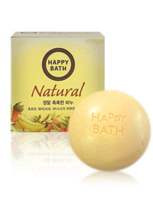Твердое мыло Happy Bath Natural Moisture Fruit Water 