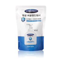 Жидкое мыло для рук Happy Bath V Protect Antibacteria запасной блок