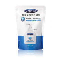 Жидкое мыло для рук Happy Bath V Protect Antibacteria запасной блок