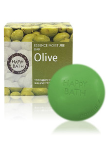 Твердое мыло Happy Bath Essence Moisturizing Bar Olive Soap 100г