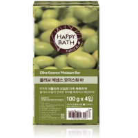 Набор мыла Happy Bath Essence Moisturizing Bar Olive Soap 4шт