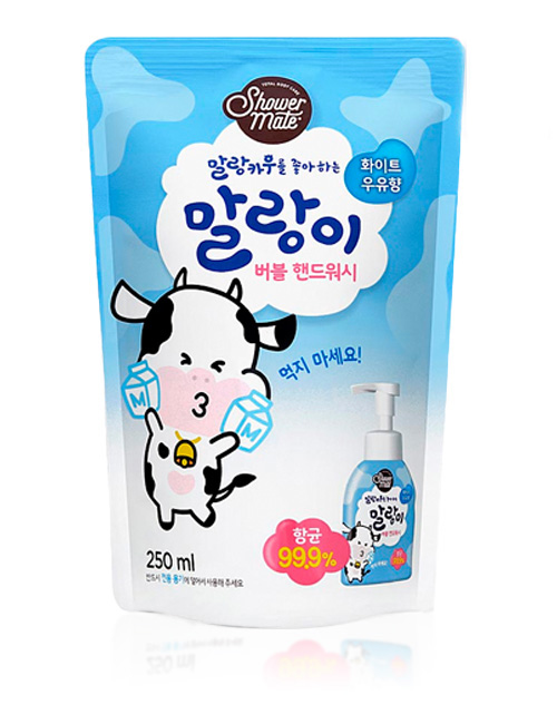 Антибактериальное жидкое мыло Shower Mate на основе и ароматом Молока