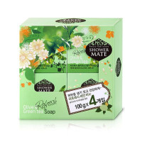 Набір мила для обличчя і тіла Shower Mate Refresh Olive & Green Tea