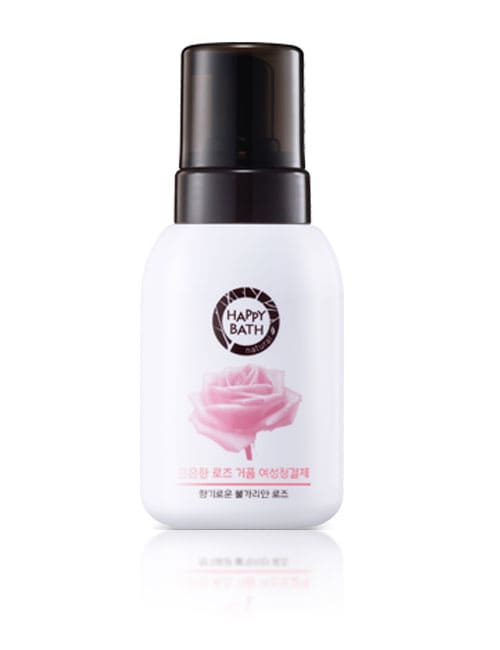 Пенное средство для интимной гигиены Happy Bath Feminine Soft Bubble Foam Rose 300мл
