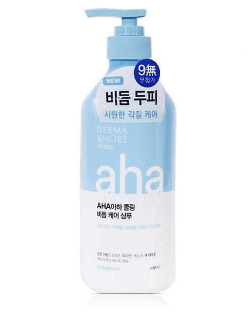 Успокаивающий шампунь Derma & More Aha с керамидами