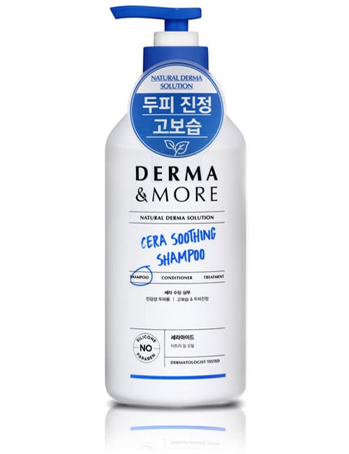  Заспокійливий шампунь Derma & More Soothing з олією Чайного Дерева