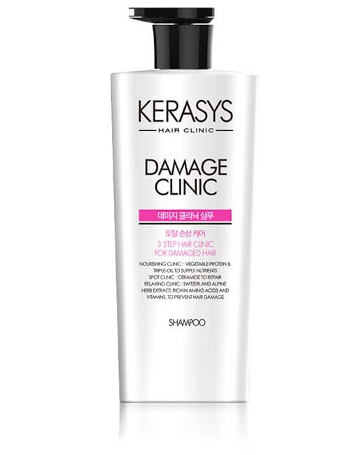 Восстанавливающий шампунь Kerasys Damage с кератиновым комплексом