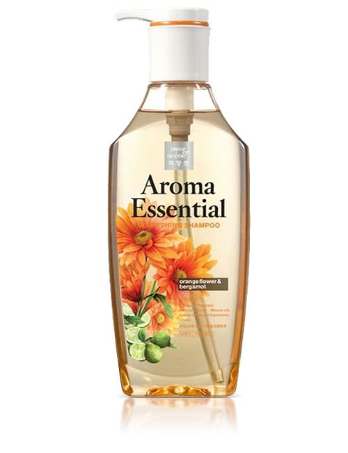Тонизирующий шампунь Mise-en-scène Aroma с маслом цветов Апельсина и Бергамота