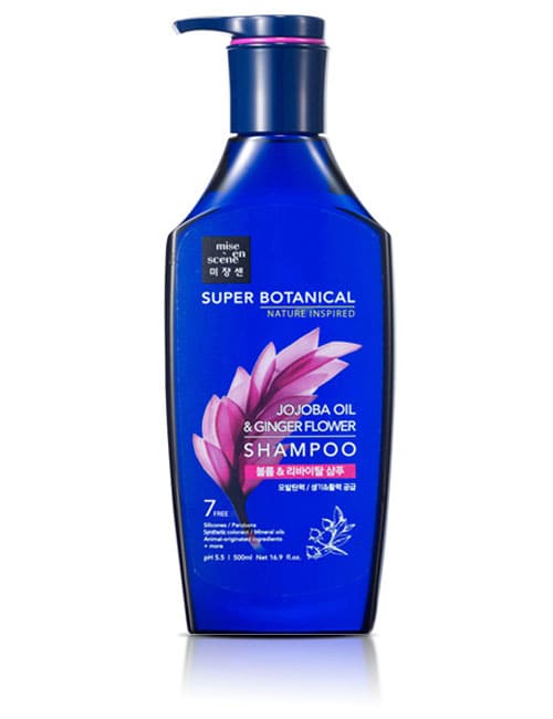 Шампунь для волос Mise-en-scène Super Botanical Volume & Revital Jojoba Oil Shampoo 500мл