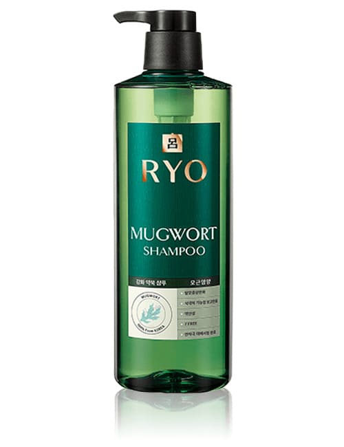 Питательный шампунь Ryo Ganghwa Mugwort на основе Полыни и Женьшеня
